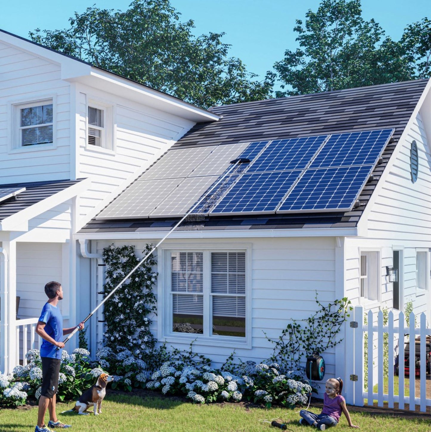 SolaReef Residential Solar Panel Cleaning System