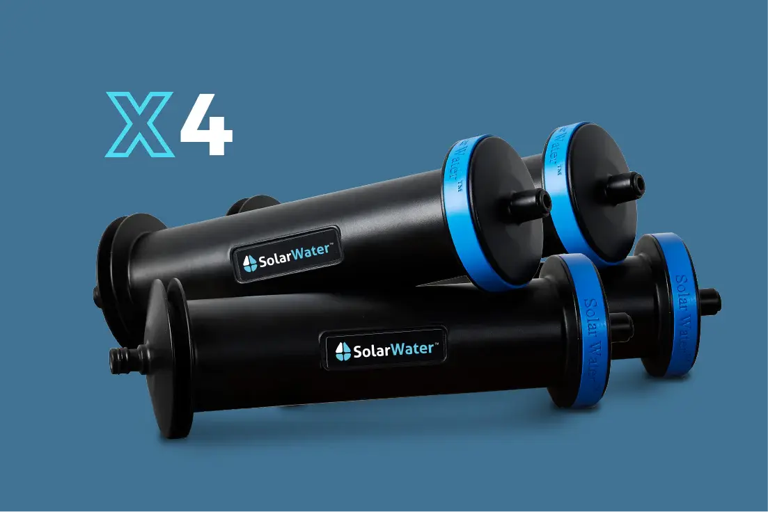 Upgrade to 4 SolarWater® capsules (1+3, 4 total)