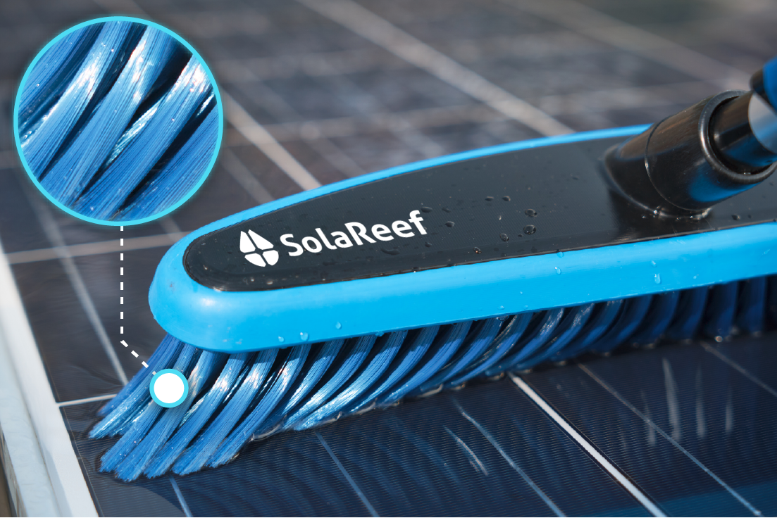 Solar Module Cleanining System SolaReef Residential Solar Panel Cleaning System
